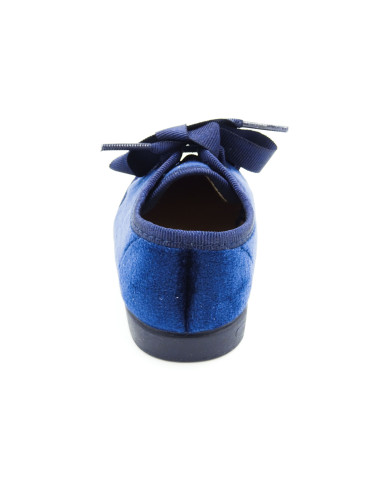 blucher de terciopelo con cordones de raso para nino