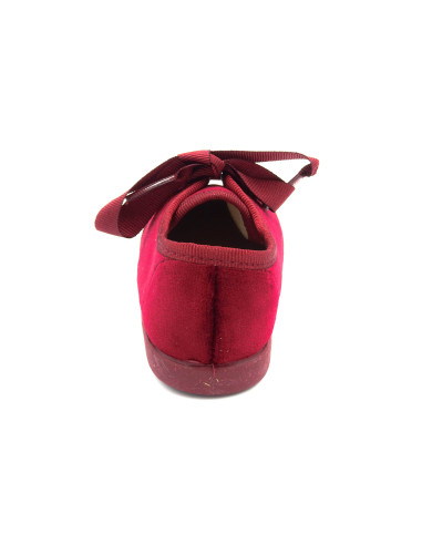 blucher de terciopelo con cordones de raso para nino