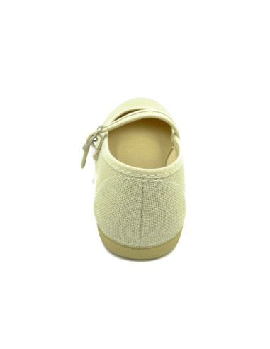 mercedita de lino de nina en color hielo