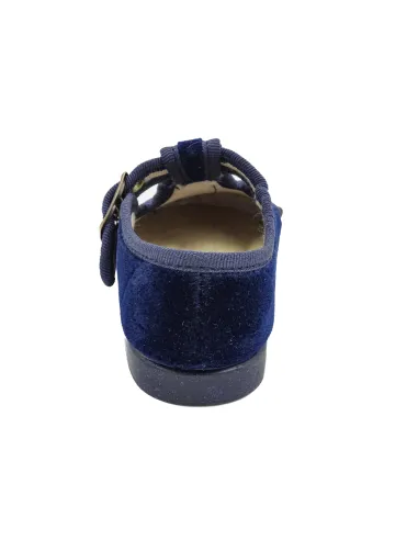 Pepito para nino de terciopelo con hebilla