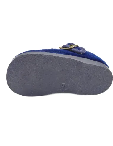 Pepito para nino de terciopelo con hebilla