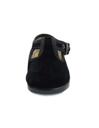 Pepito para nino de terciopelo con hebilla