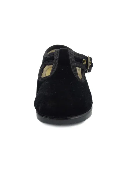 Pepito para nino de terciopelo con hebilla