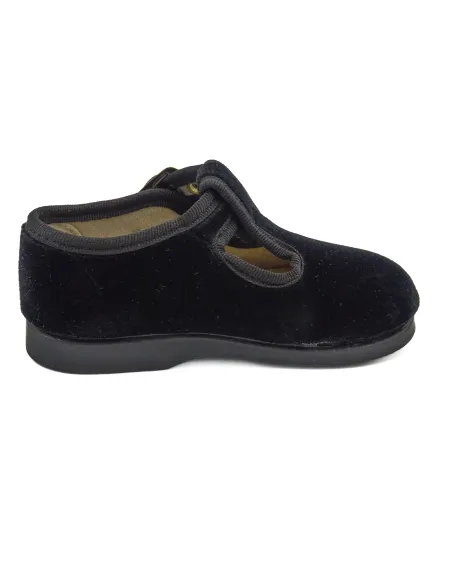 Pepito para nino de terciopelo con hebilla