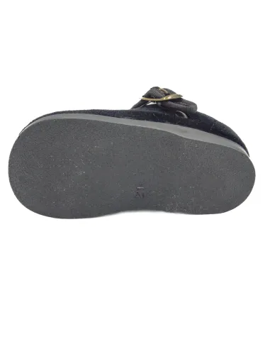 Pepito para nino de terciopelo con hebilla