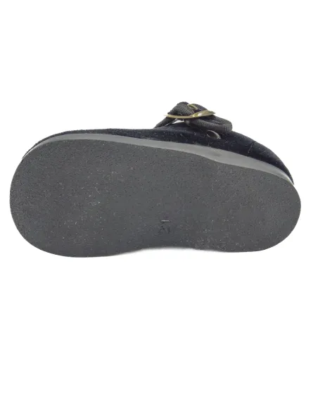 Pepito para nino de terciopelo con hebilla