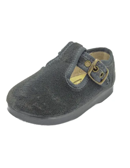 Pepito para nino de terciopelo con hebilla