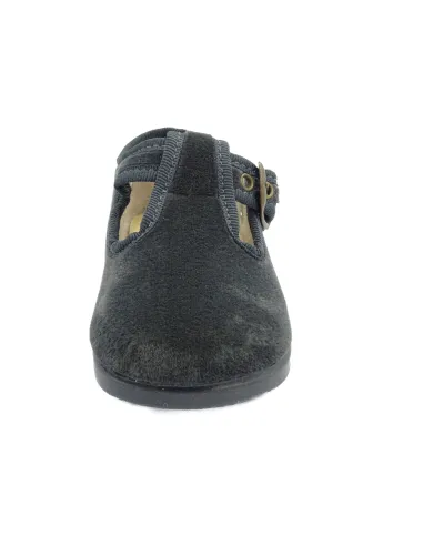 Pepito para nino de terciopelo con hebilla