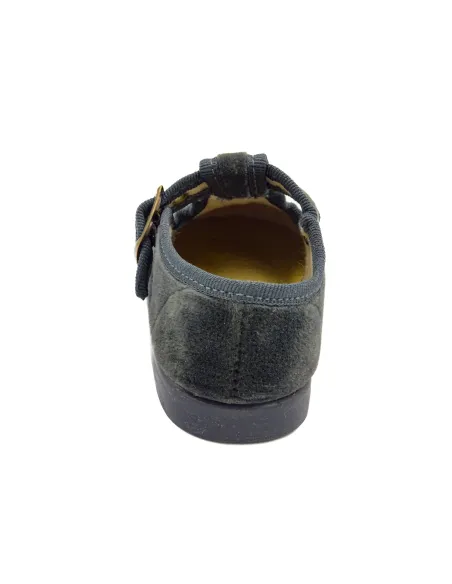 Pepito para nino de terciopelo con hebilla