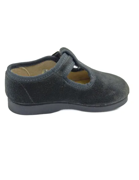 Pepito para nino de terciopelo con hebilla