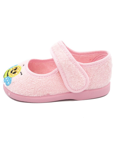 P0935 5 Zapatilla de casa con suela de goma de toalla para nina