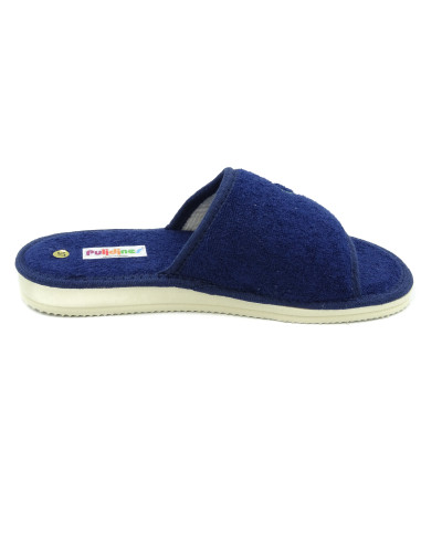 zapatilla de casa de toalla para mujer con suela de piso microporoso