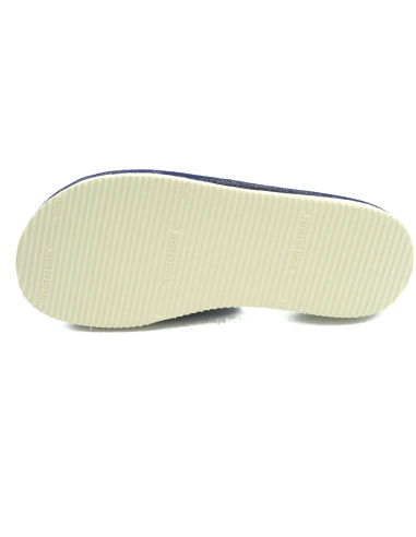 zapatilla de casa de toalla para mujer con suela de piso microporoso