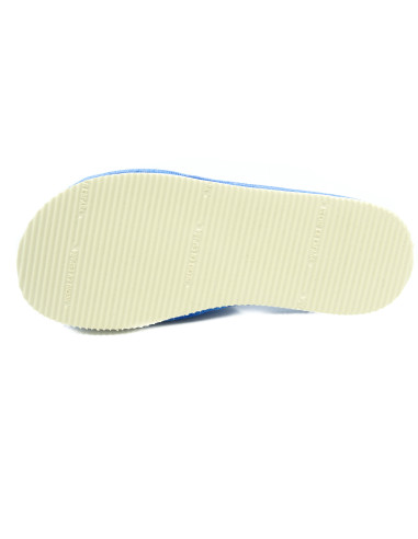 zapatilla de casa de toalla para mujer con suela de piso microporoso