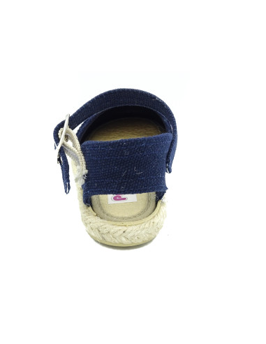 espartena de nina con puntilla para bebe y nina con hebilla