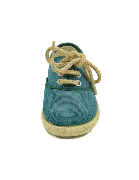 espartena de nino de lino con la suela de goma para ceremonia