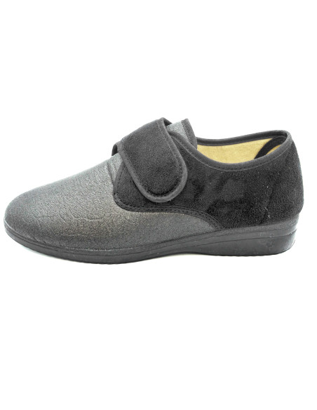 zapatilla de casa para senora con dibujo de coco y suela de goma