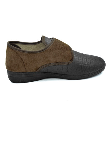 zapatilla de casa para senora con dibujo de coco y suela de goma