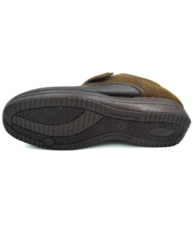 zapatilla de casa para senora con dibujo de coco y suela de goma