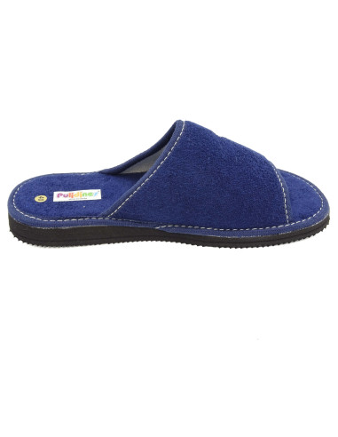 zapatilla de casa de toalla para caballero de suela de eva