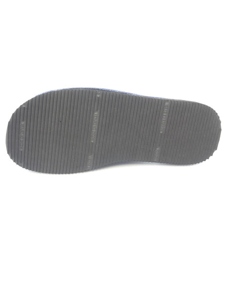 zapatilla de casa de toalla para caballero de suela de eva