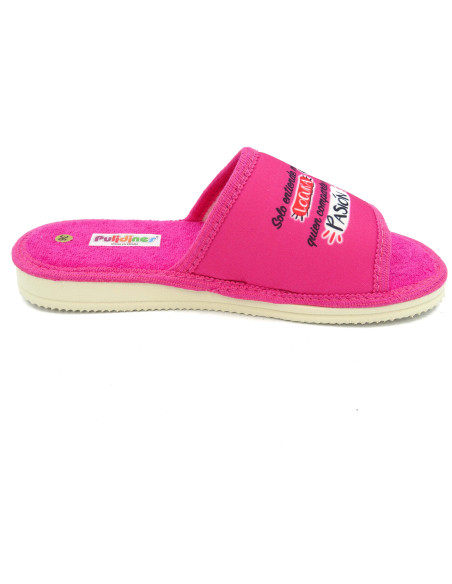 zapatilla casa de mujer con toalla de verano y suela de eva