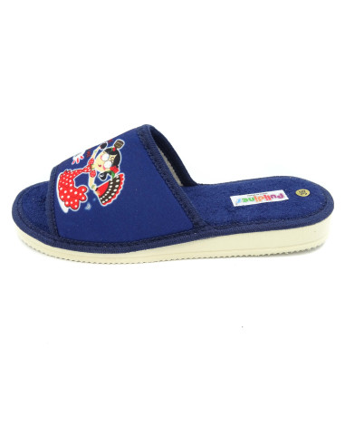 zapatilla casa de mujer con toalla de verano y suela de eva