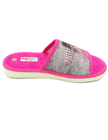 zapatilla de casa para mujer de toalla antes muerta que sencilla con suela microporosa