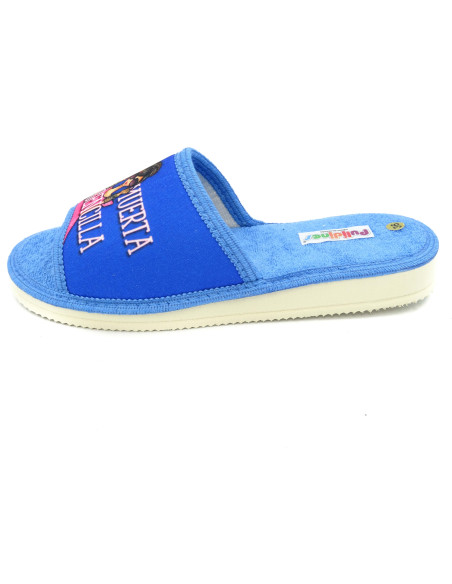 zapatilla de casa para mujer de toalla antes muerta que sencilla con suela microporosa