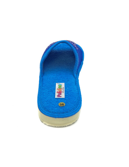 zapatilla de casa para mujer de toalla antes muerta que sencilla con suela microporosa