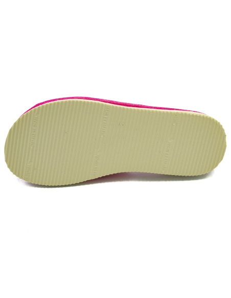 zapatilla de casa para senora con estampado de flores