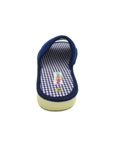 zapatilla de casa para mujer de toalla lisa