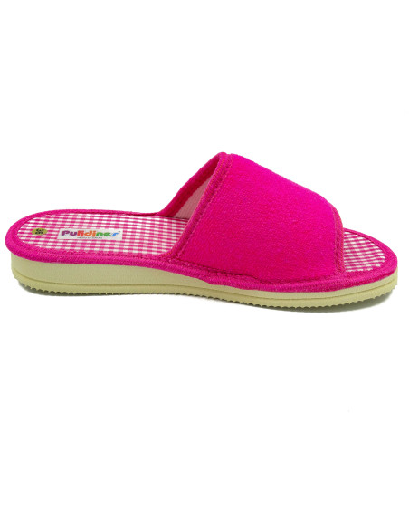 zapatilla de casa para mujer de toalla lisa