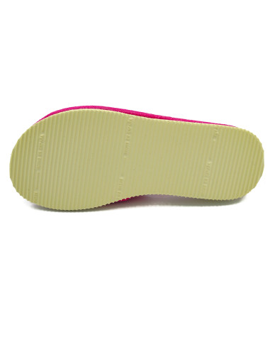 zapatilla de casa para mujer de toalla lisa