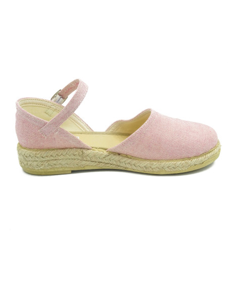 espartena de nina con hebilla para ceremonia