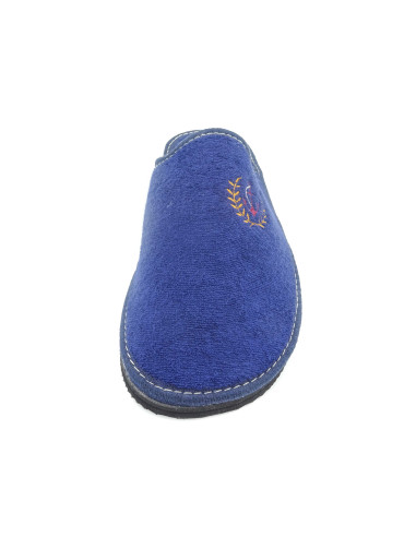 zapatilla de caballero de toalla con un ancla