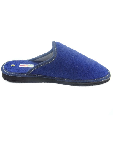 zapatilla de caballero de toalla con un ancla