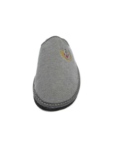 zapatilla de caballero de toalla con un ancla