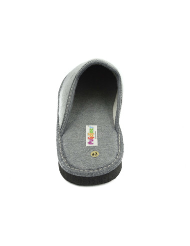 zapatilla de caballero de toalla con un ancla