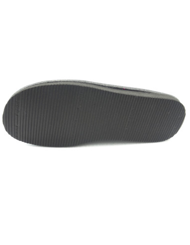 zapatilla de caballero de toalla con un ancla