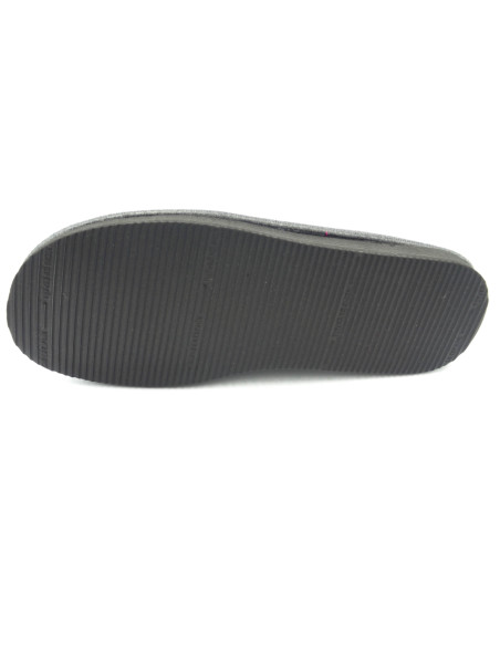 zapatilla de caballero de toalla con un ancla