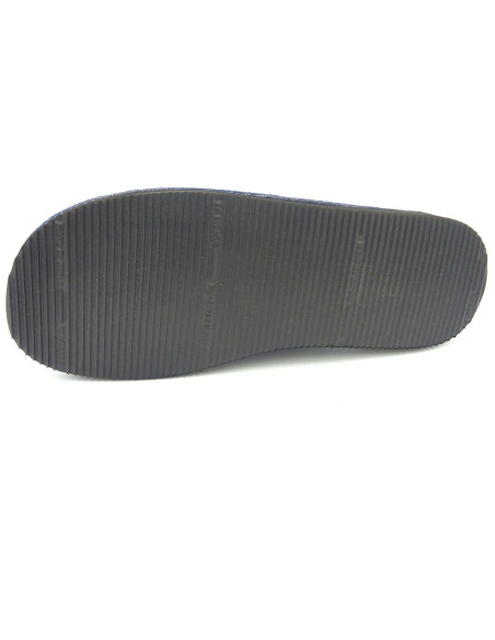 zapatilla de casa de caballero de toalla con un bordado de caballo