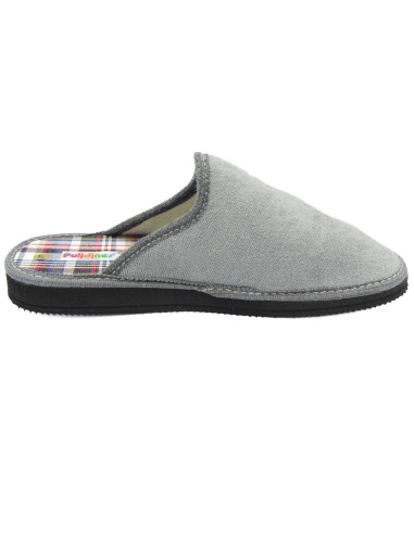 zapatilla de casa de caballero de toalla con un bordado de caballo