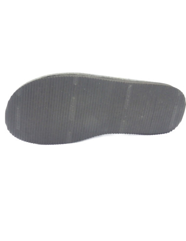 zapatilla de casa de caballero de toalla con un bordado de caballo