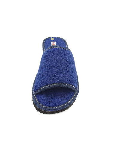 zapatilla de casa de caballero lisa abierta de puntera