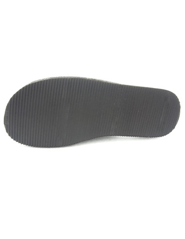 zapatilla de casa de caballero lisa abierta de puntera