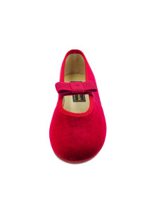 manoletina de terciopelo de nina con goma elastica 2