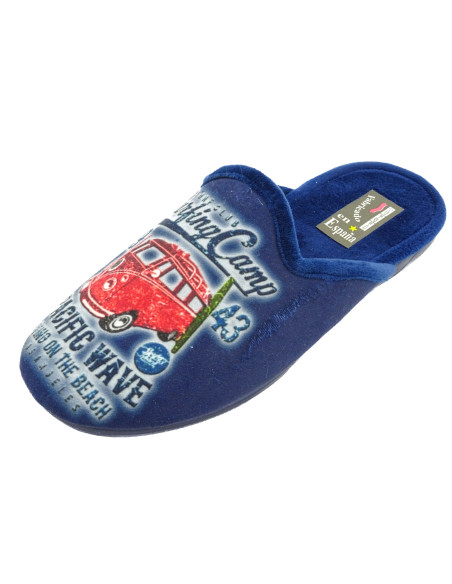 zapatillas de casa de caballero con suela de caucho