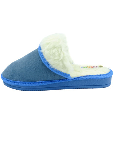 zapatilla de casa para mujer con borreguillo y suela de eva