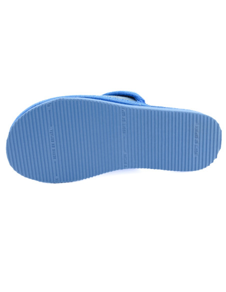 zapatilla de casa para mujer con borreguillo y suela de eva